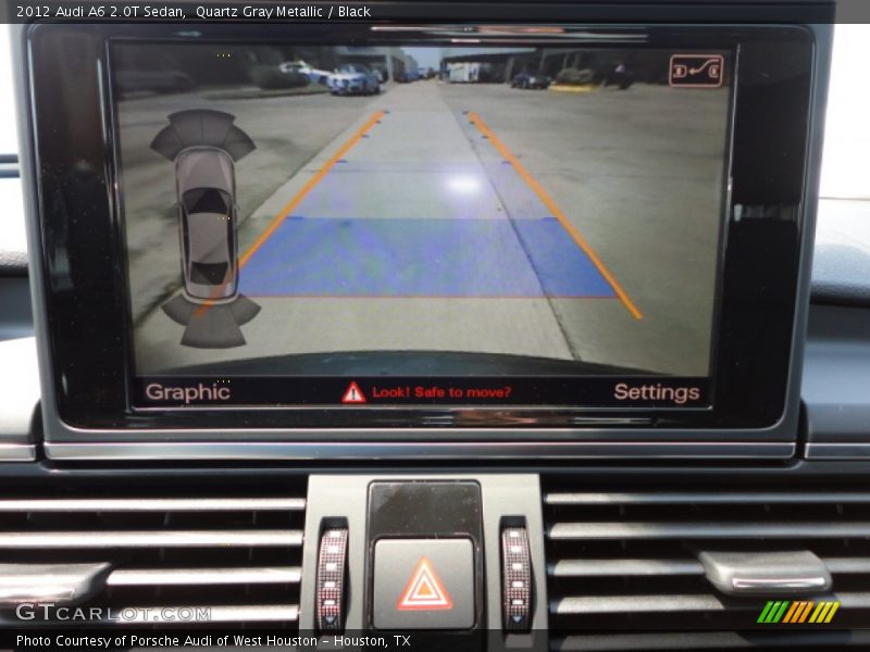 Quartz Gray Metallic / Black 2012 Audi A6 2.0T Sedan