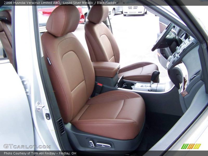Liquid Silver Metallic / Black/Saddle 2008 Hyundai Veracruz Limited AWD