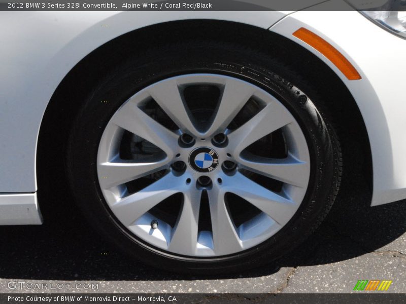 Alpine White / Coral Red/Black 2012 BMW 3 Series 328i Convertible