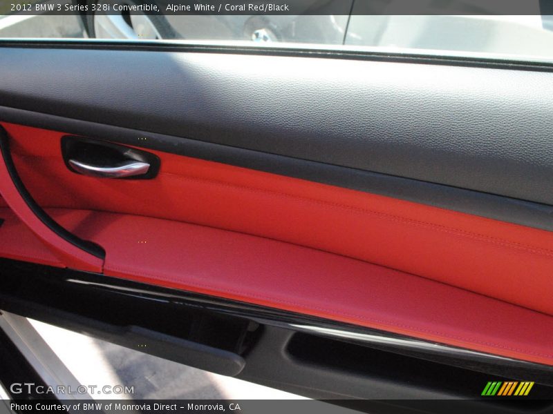 Alpine White / Coral Red/Black 2012 BMW 3 Series 328i Convertible