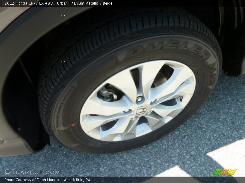 Urban Titanium Metallic / Beige 2012 Honda CR-V EX 4WD