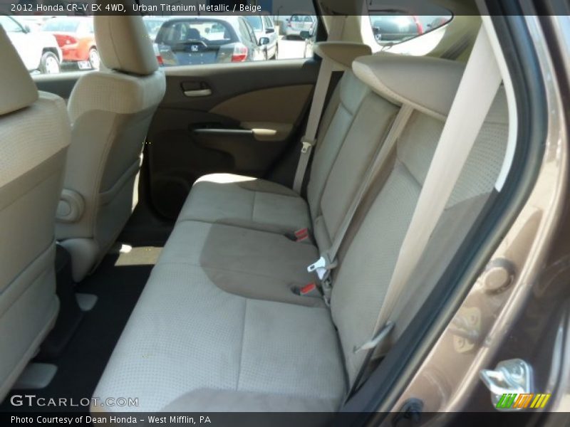 Urban Titanium Metallic / Beige 2012 Honda CR-V EX 4WD