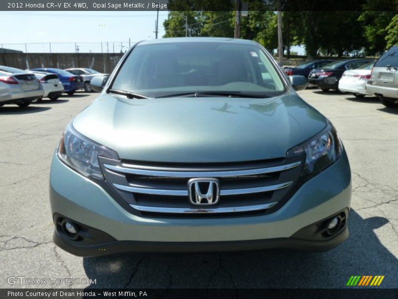 Opal Sage Metallic / Beige 2012 Honda CR-V EX 4WD