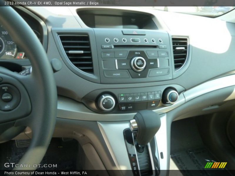 Opal Sage Metallic / Beige 2012 Honda CR-V EX 4WD