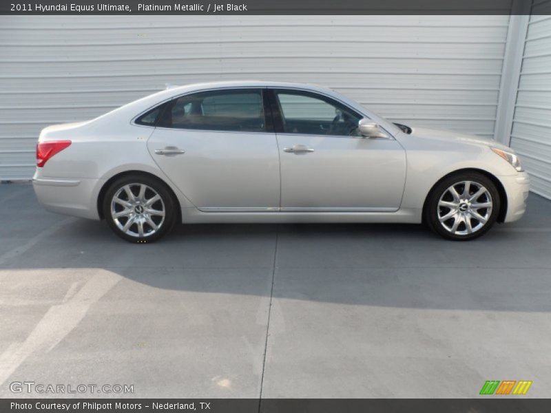 Platinum Metallic / Jet Black 2011 Hyundai Equus Ultimate
