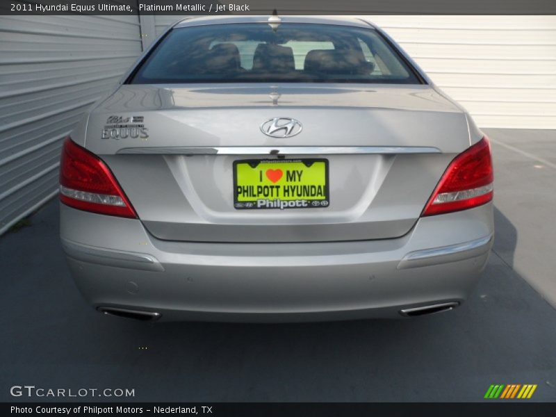 Platinum Metallic / Jet Black 2011 Hyundai Equus Ultimate