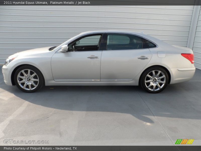 Platinum Metallic / Jet Black 2011 Hyundai Equus Ultimate
