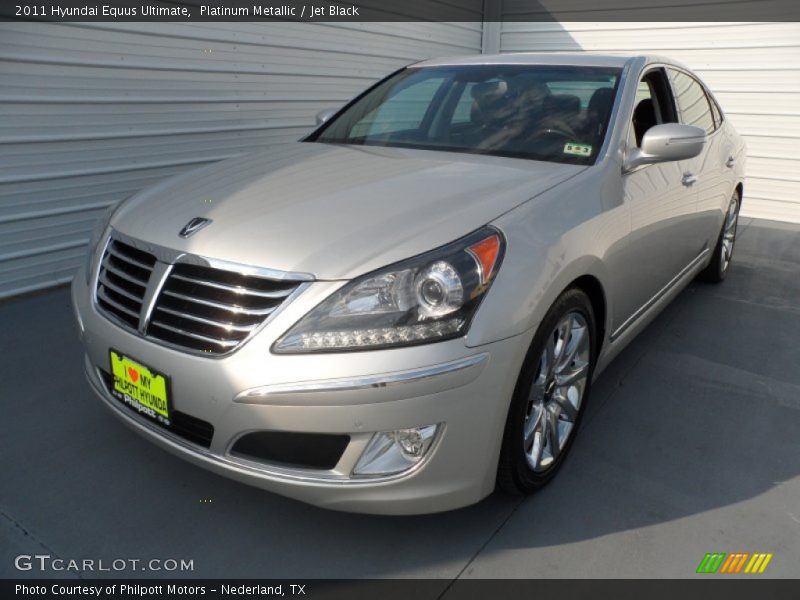 Platinum Metallic / Jet Black 2011 Hyundai Equus Ultimate