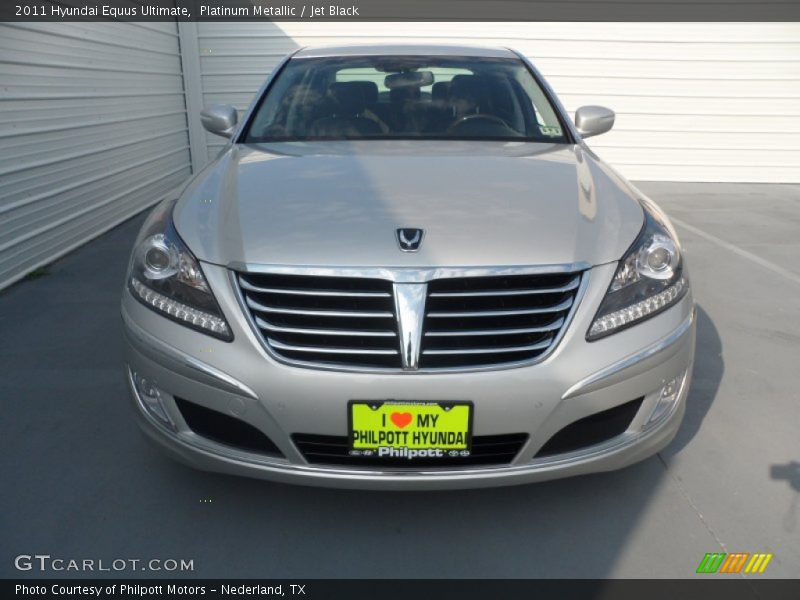 Platinum Metallic / Jet Black 2011 Hyundai Equus Ultimate