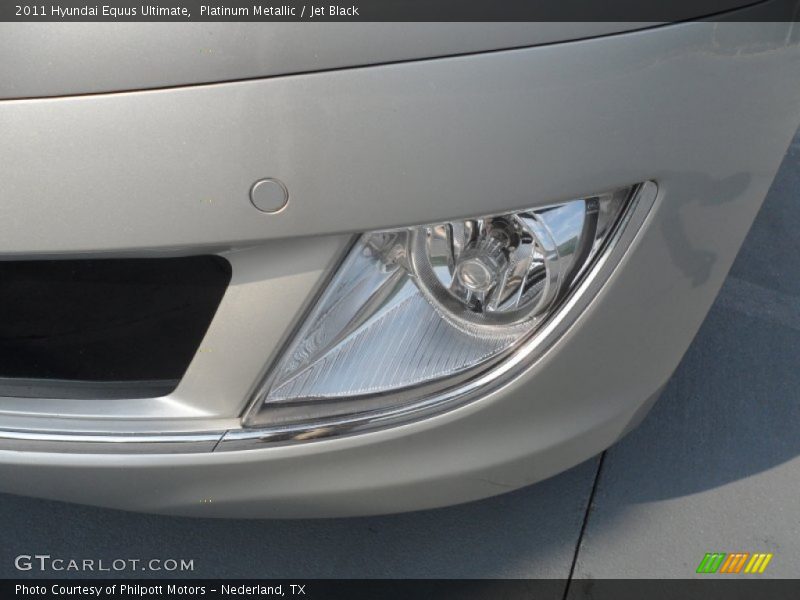 Platinum Metallic / Jet Black 2011 Hyundai Equus Ultimate