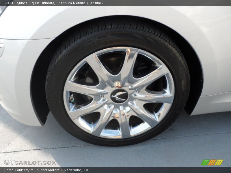 Platinum Metallic / Jet Black 2011 Hyundai Equus Ultimate