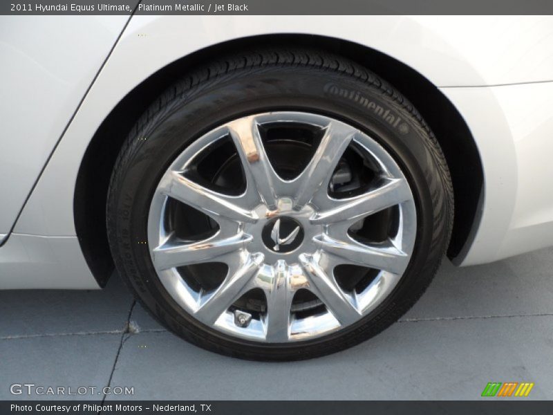 Platinum Metallic / Jet Black 2011 Hyundai Equus Ultimate