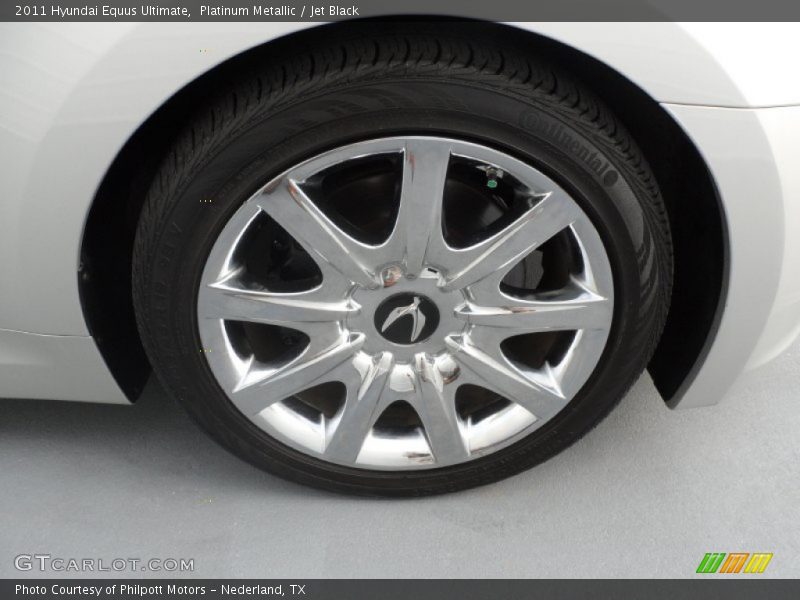 Platinum Metallic / Jet Black 2011 Hyundai Equus Ultimate