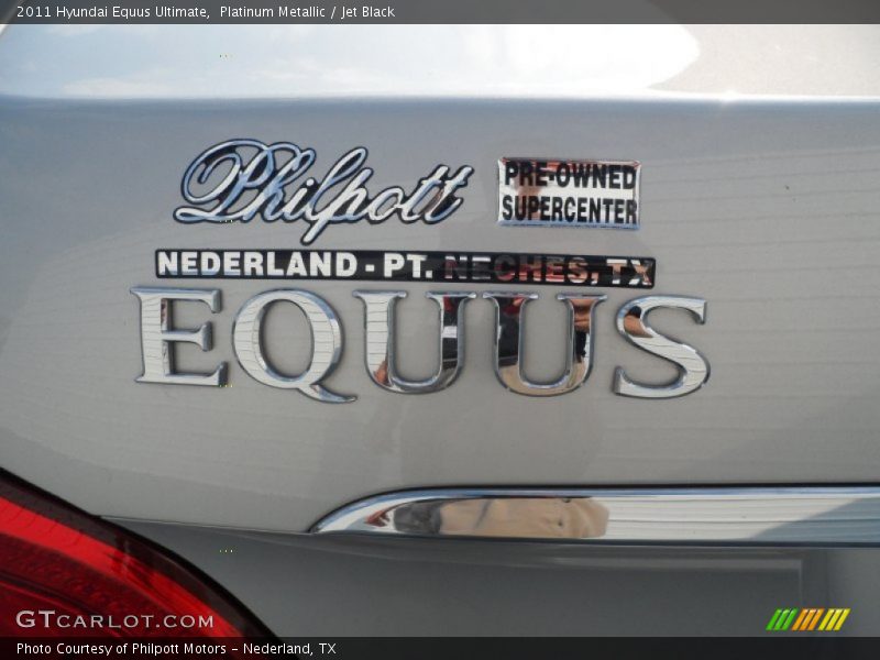Platinum Metallic / Jet Black 2011 Hyundai Equus Ultimate