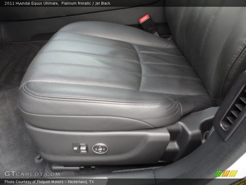 Platinum Metallic / Jet Black 2011 Hyundai Equus Ultimate