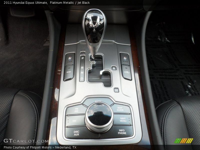 Platinum Metallic / Jet Black 2011 Hyundai Equus Ultimate