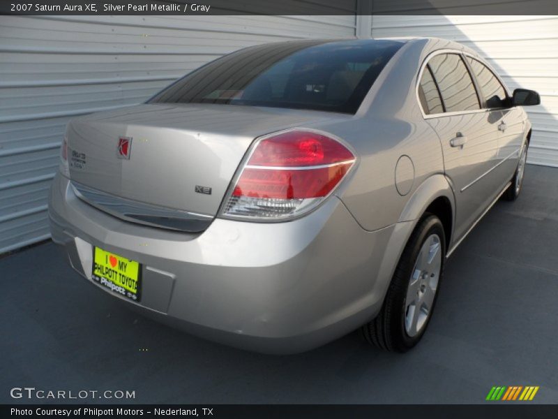 Silver Pearl Metallic / Gray 2007 Saturn Aura XE