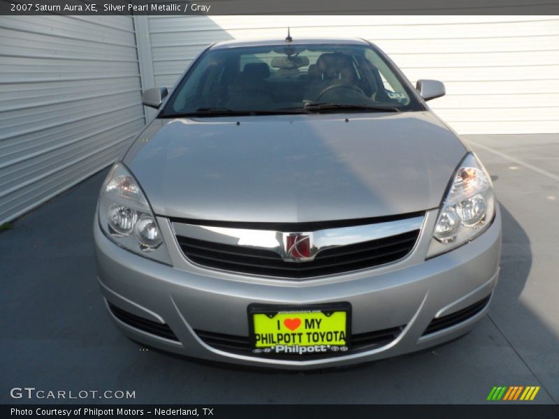 Silver Pearl Metallic / Gray 2007 Saturn Aura XE