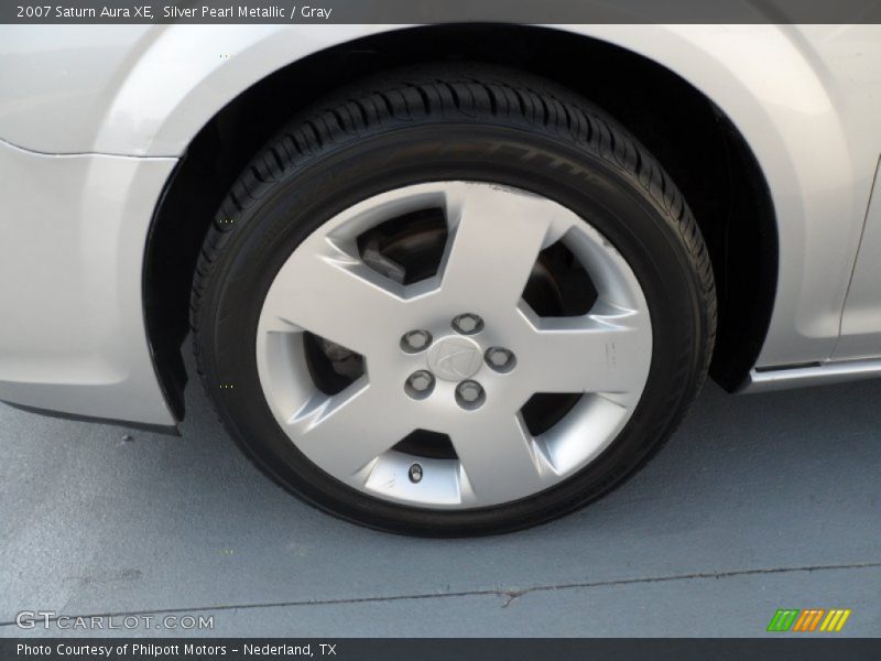 Silver Pearl Metallic / Gray 2007 Saturn Aura XE