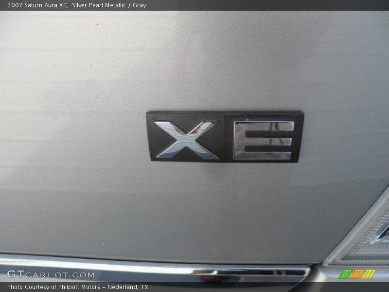 Silver Pearl Metallic / Gray 2007 Saturn Aura XE