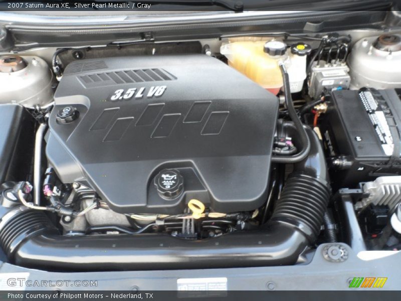 Silver Pearl Metallic / Gray 2007 Saturn Aura XE