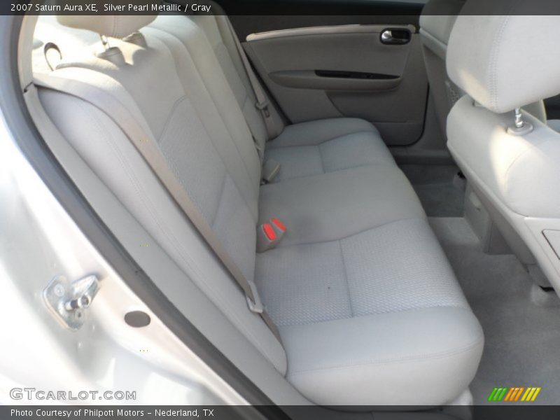 Silver Pearl Metallic / Gray 2007 Saturn Aura XE