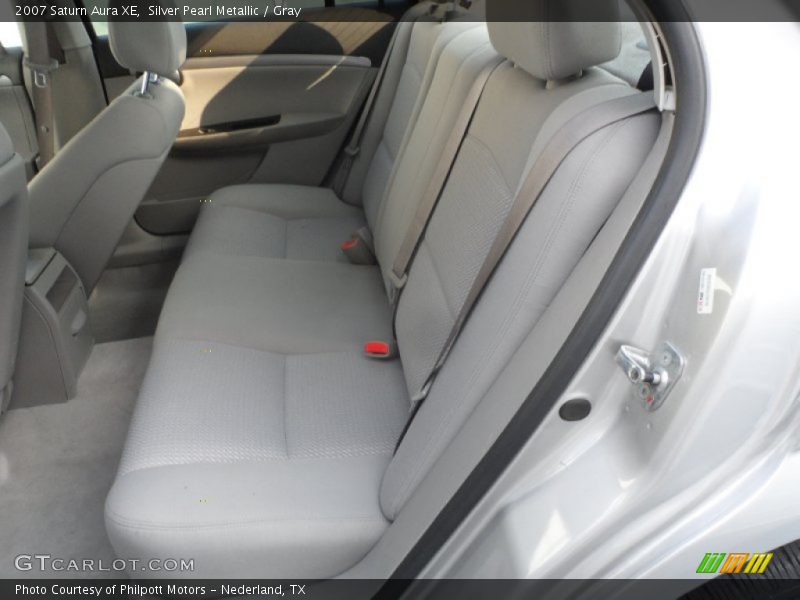 Silver Pearl Metallic / Gray 2007 Saturn Aura XE