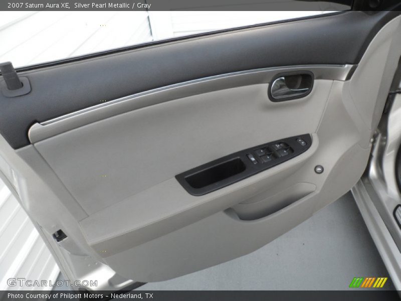 Silver Pearl Metallic / Gray 2007 Saturn Aura XE