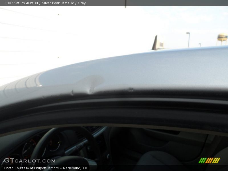 Silver Pearl Metallic / Gray 2007 Saturn Aura XE