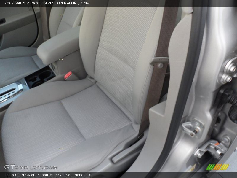 Silver Pearl Metallic / Gray 2007 Saturn Aura XE