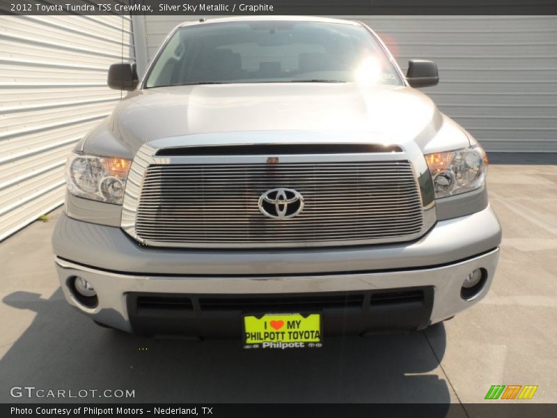 Silver Sky Metallic / Graphite 2012 Toyota Tundra TSS CrewMax