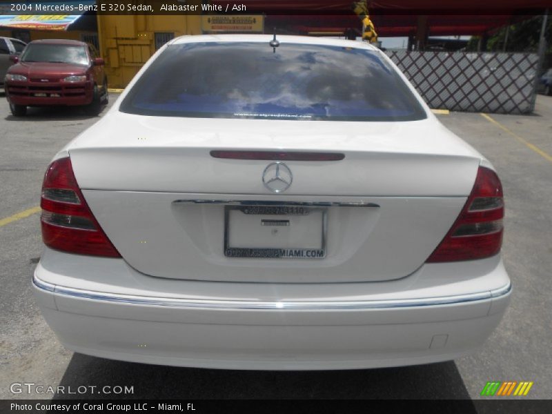 Alabaster White / Ash 2004 Mercedes-Benz E 320 Sedan