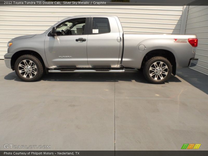 Silver Sky Metallic / Graphite 2012 Toyota Tundra TSS Double Cab