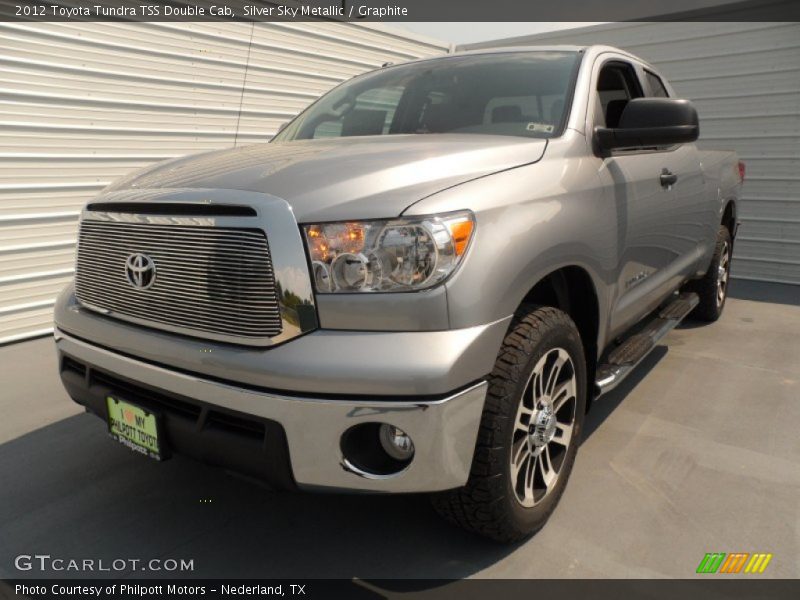 Silver Sky Metallic / Graphite 2012 Toyota Tundra TSS Double Cab