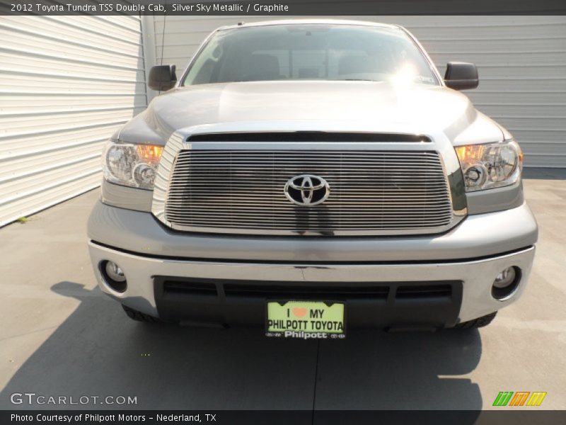 Silver Sky Metallic / Graphite 2012 Toyota Tundra TSS Double Cab