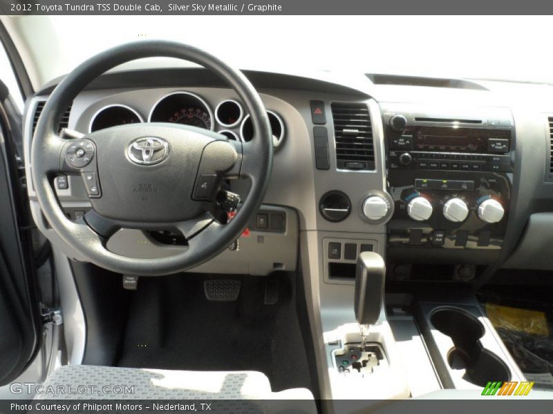 Silver Sky Metallic / Graphite 2012 Toyota Tundra TSS Double Cab