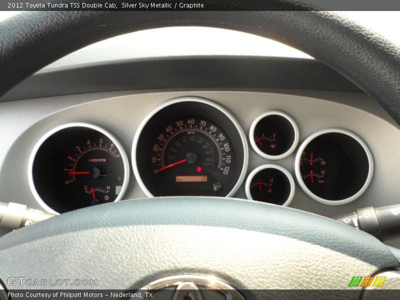 Silver Sky Metallic / Graphite 2012 Toyota Tundra TSS Double Cab