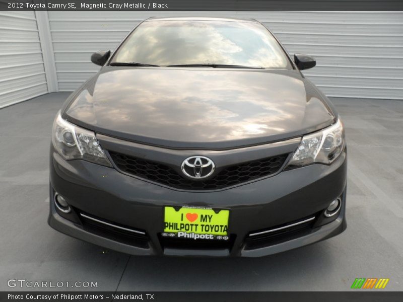 Magnetic Gray Metallic / Black 2012 Toyota Camry SE