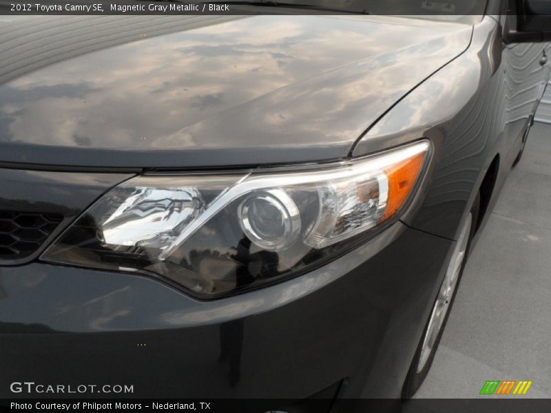 Magnetic Gray Metallic / Black 2012 Toyota Camry SE