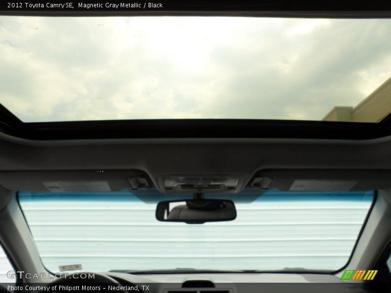 Magnetic Gray Metallic / Black 2012 Toyota Camry SE