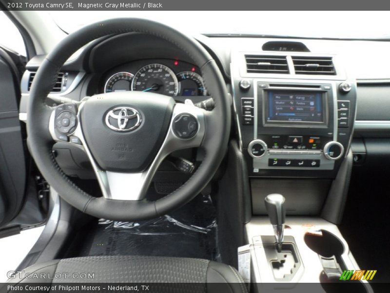 Magnetic Gray Metallic / Black 2012 Toyota Camry SE