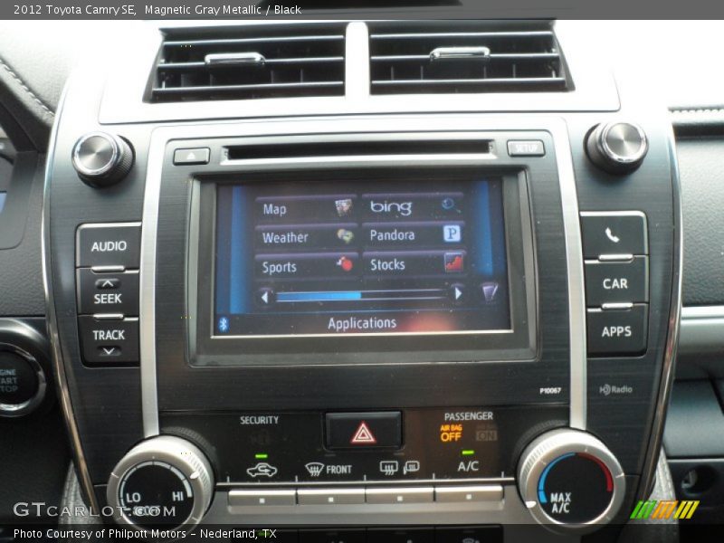 Magnetic Gray Metallic / Black 2012 Toyota Camry SE