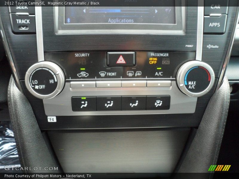 Magnetic Gray Metallic / Black 2012 Toyota Camry SE