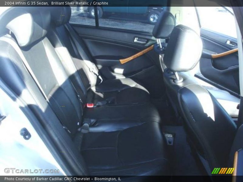 Brilliant Silver Metallic / Graphite 2004 Infiniti G 35 Sedan