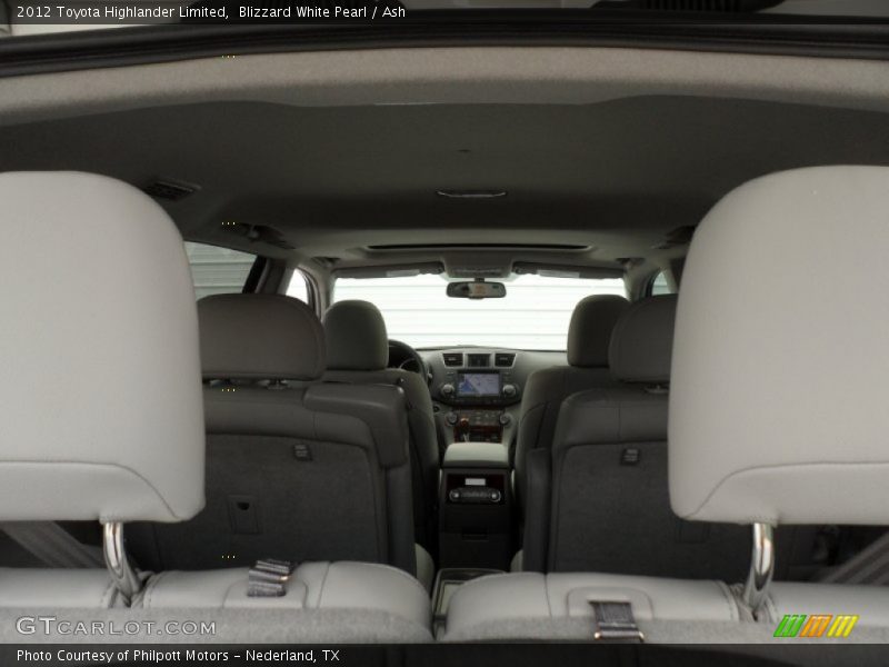 Blizzard White Pearl / Ash 2012 Toyota Highlander Limited