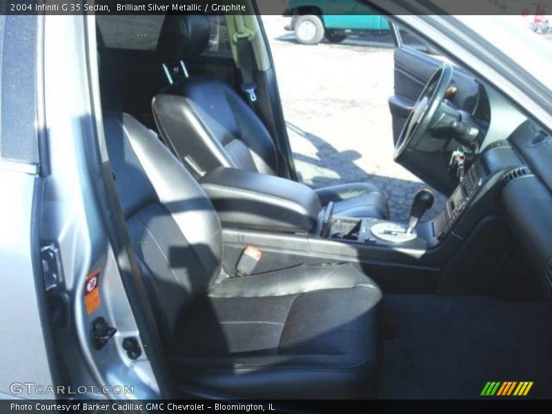 Brilliant Silver Metallic / Graphite 2004 Infiniti G 35 Sedan