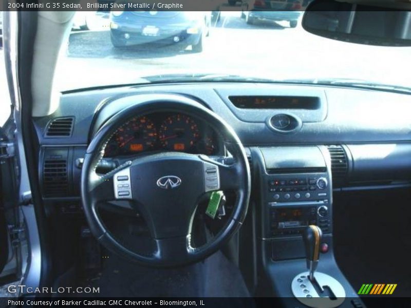 Brilliant Silver Metallic / Graphite 2004 Infiniti G 35 Sedan