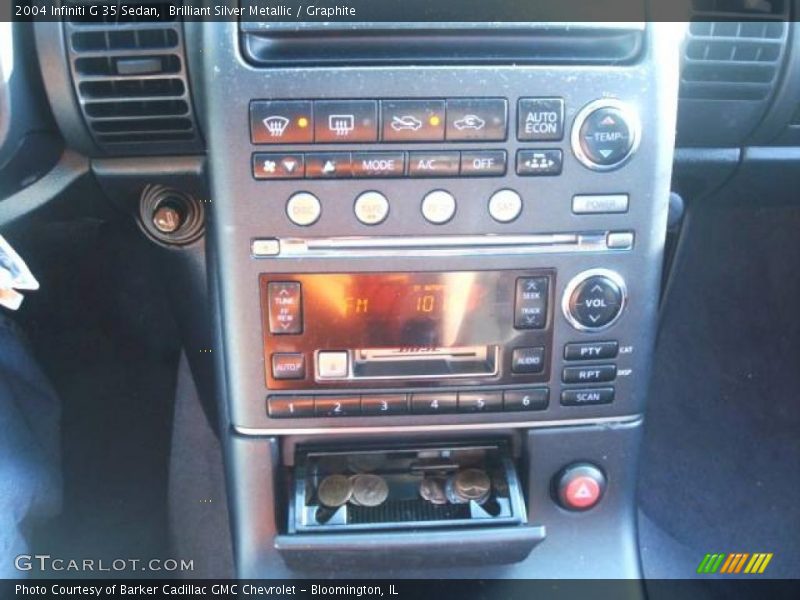 Brilliant Silver Metallic / Graphite 2004 Infiniti G 35 Sedan