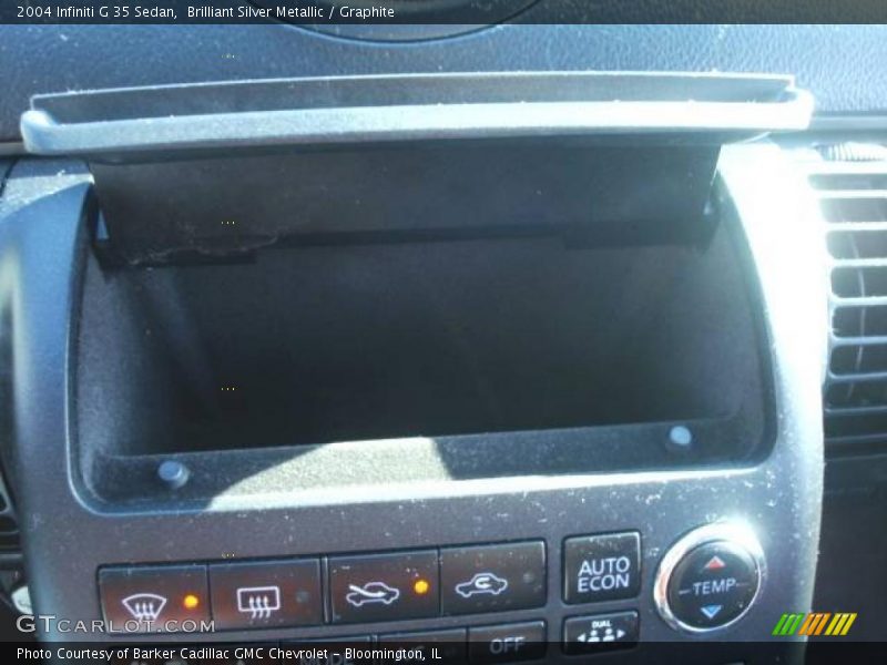 Brilliant Silver Metallic / Graphite 2004 Infiniti G 35 Sedan