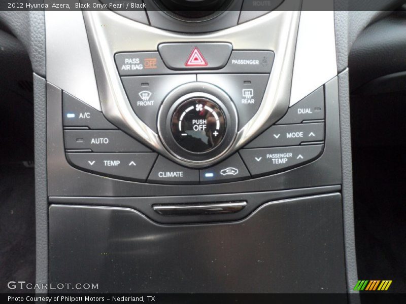 Black Onyx Pearl / Black 2012 Hyundai Azera
